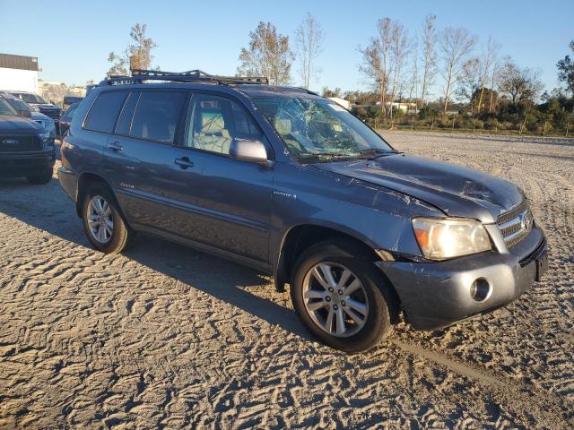 JTEDW21A260014859 - 2006 TOYOTA HIGHLANDER HYBRID BLUE photo 4