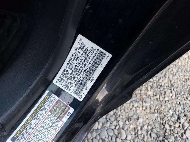 1HGEM22104L023117 - 2004 HONDA CIVIC DX VP أسود صورة 12