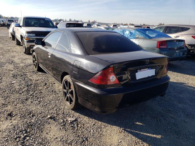 1HGEM22104L023117 - 2004 HONDA CIVIC DX VP أسود صورة 2