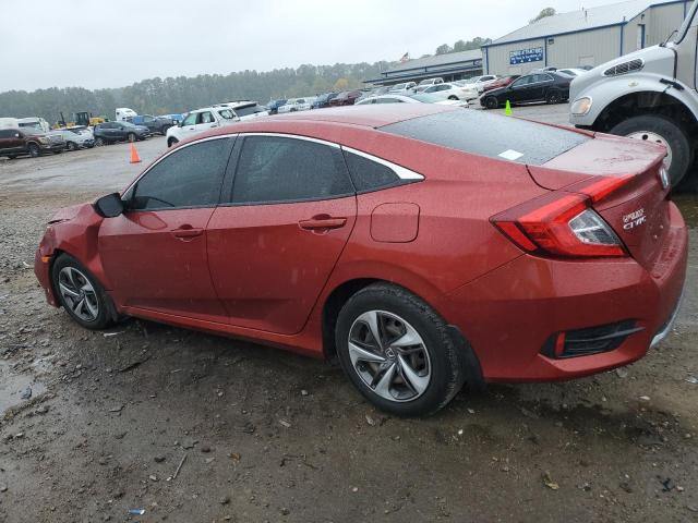 19XFC2F64KE038849 - 2019 HONDA CIVIC LX RED photo 2