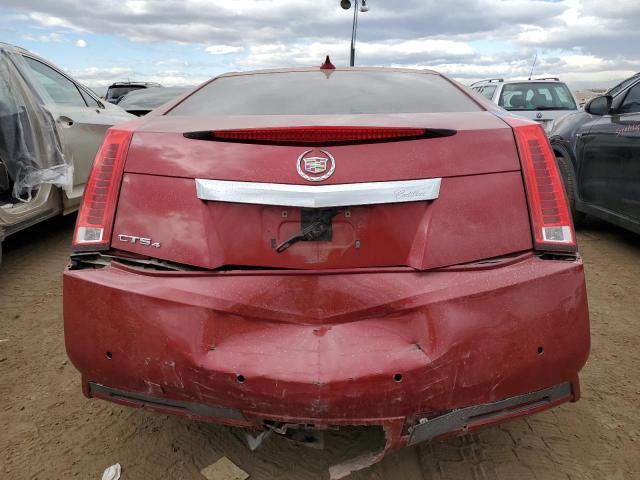 1G6DE1E35E0162275 - 2014 CADILLAC CTS RED photo 6