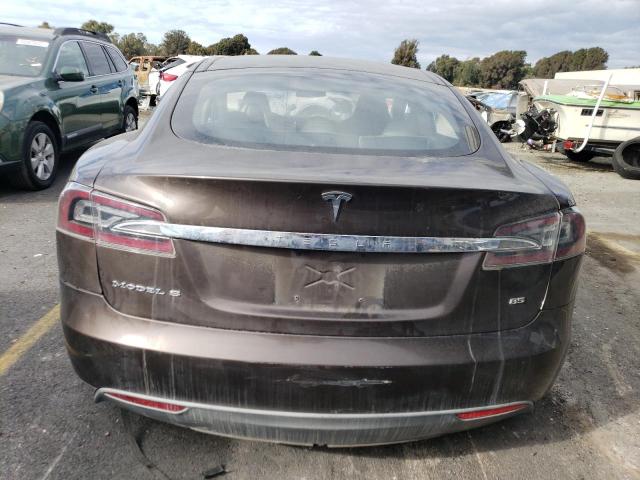5YJSA1CN6DFP12149 - 2013 TESLA MODEL S ნაცრისფერი ფოტო 6