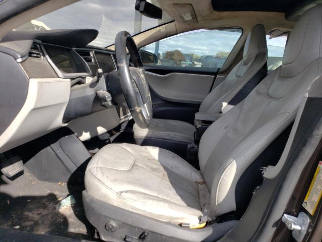 5YJSA1CN6DFP12149 - 2013 TESLA MODEL S ნაცრისფერი ფოტო 7