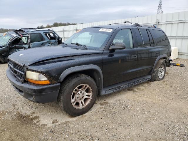 1D4HR38N83F514340 - 2003 DODGE DURANGO SPORT BLACK photo 1