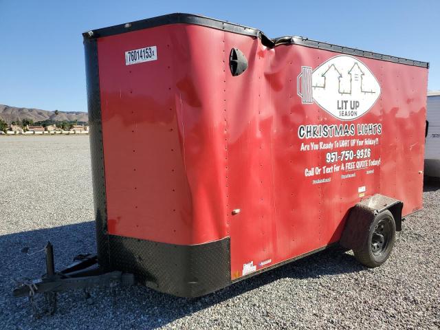 4D6EB1411MC058981 - 2021 CARGO TRAILER RED photo 2