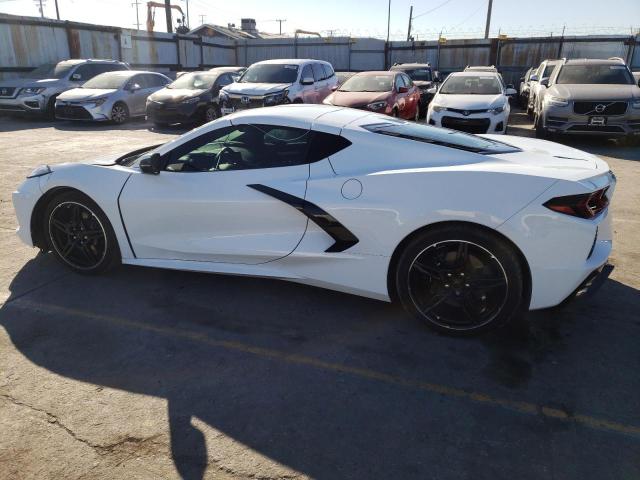 1G1Y72D44L5116485 - 2020 CHEVROLET CORVETTE STINGRAY 2LT WHITE photo 2