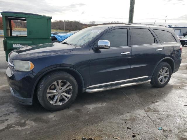 1D4SD4GTXBC692695 - 2011 DODGE DURANGO CREW BLUE photo 1