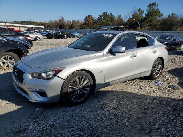 JN1EV7AR4JM612146 - 2018 INFINITI Q50 LUXE SILVER photo 1