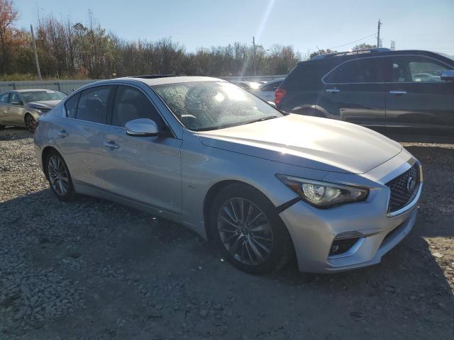 JN1EV7AR4JM612146 - 2018 INFINITI Q50 LUXE SILVER photo 4