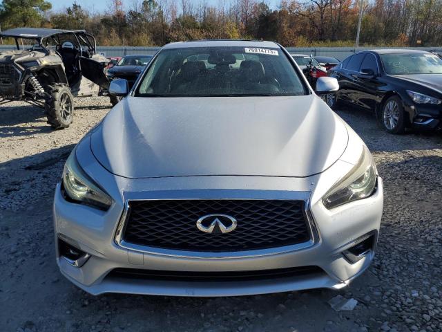 JN1EV7AR4JM612146 - 2018 INFINITI Q50 LUXE SILVER photo 5