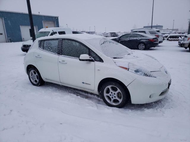 JN1AZ0CP6CT022433 - 2012 NISSAN LEAF SV WHITE photo 4