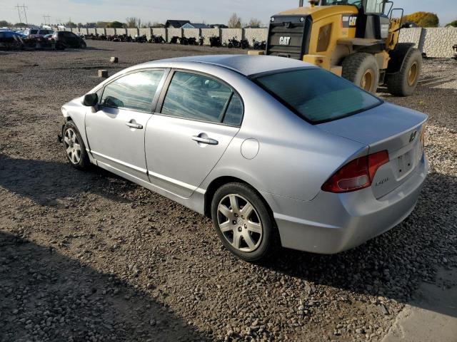 1HGFA16587L120204 - 2007 HONDA CIVIC LX SILVER photo 2