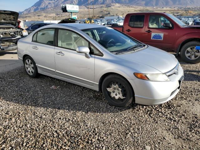 1HGFA16587L120204 - 2007 HONDA CIVIC LX SILVER photo 4