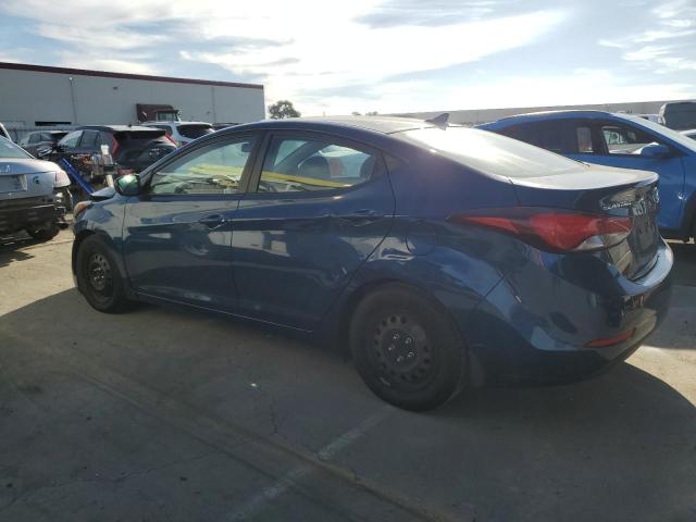 KMHDH4AE4GU476665 - 2016 HYUNDAI ELANTRA SE BLUE photo 2