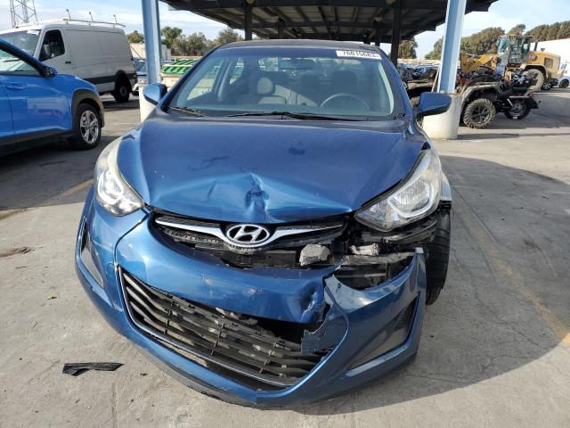 KMHDH4AE4GU476665 - 2016 HYUNDAI ELANTRA SE BLUE photo 5