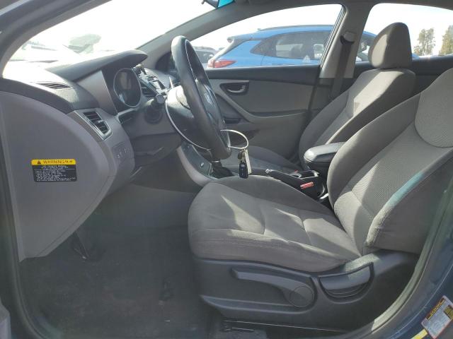 KMHDH4AE4GU476665 - 2016 HYUNDAI ELANTRA SE BLUE photo 7