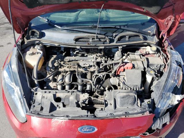 3FADP4EJ4EM110873 - 2014 FORD FIESTA SE RED photo 11