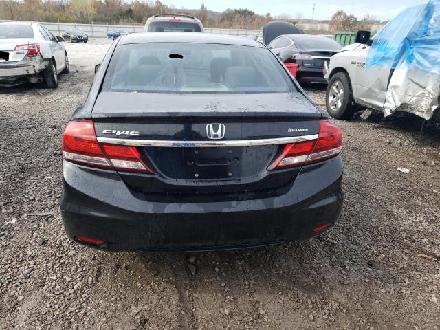 19XFB2F57DE054976 - 2013 HONDA CIVIC LX BLACK photo 6