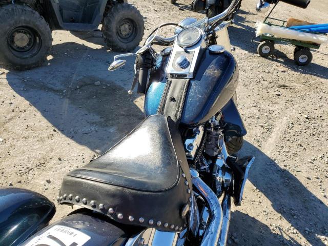 1HD1BMY354Y082995 - 2004 HARLEY-DAVIDSON FLSTF BLUE photo 5