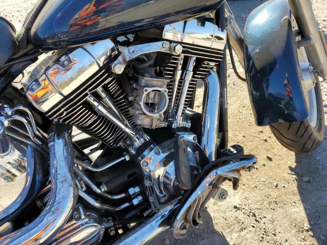 1HD1BMY354Y082995 - 2004 HARLEY-DAVIDSON FLSTF BLUE photo 9