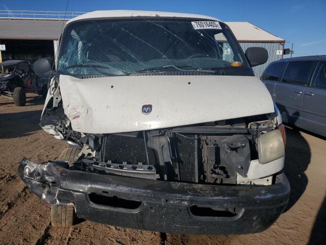 2B7JB21Y31K516433 - 2001 DODGE RAM VAN B2500 WHITE photo 5