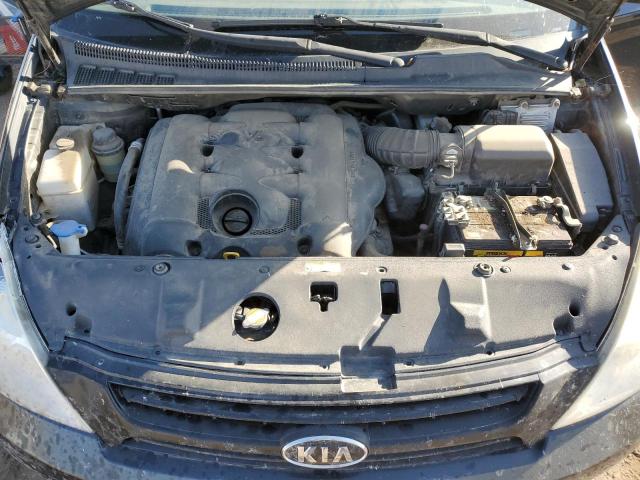 KNDMG4C31A6335678 - 2010 KIA SEDONA LX BLACK photo 12