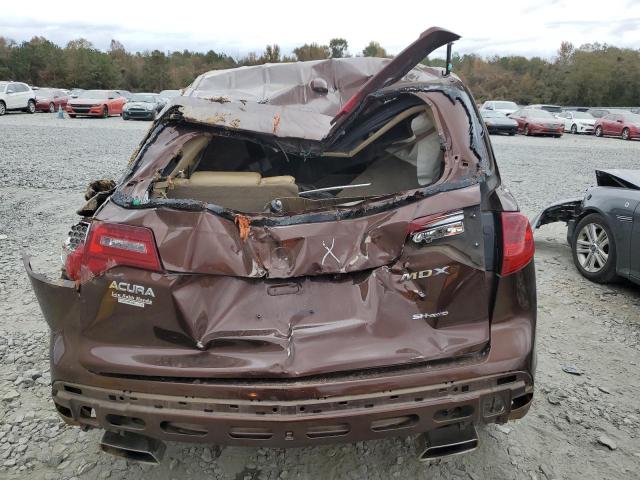 2HNYD2H65BH503429 - 2011 ACURA MDX TECHNOLOGY BROWN photo 6