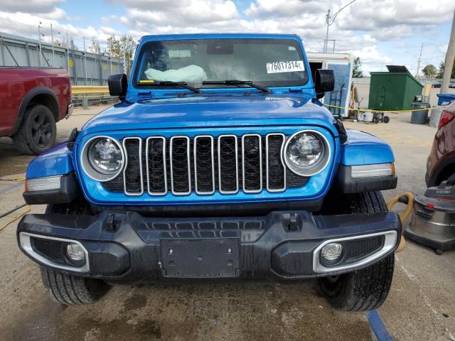 1C4PJXEGXRW237714 - 2024 JEEP WRANGLER SAHARA BLUE photo 5