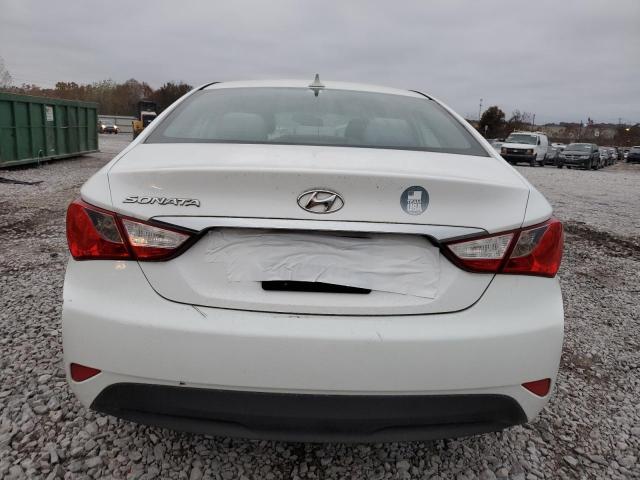 5NPEB4AC4EH834184 - 2014 HYUNDAI SONATA GLS WHITE photo 6