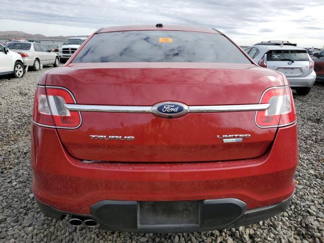 1FAHP2FW1BG132349 - 2011 FORD TAURUS LIMITED RED photo 6