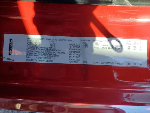 3AKJHHDRXLSKZ7587 - 2020 FREIGHTLINER M2 RED photo 10