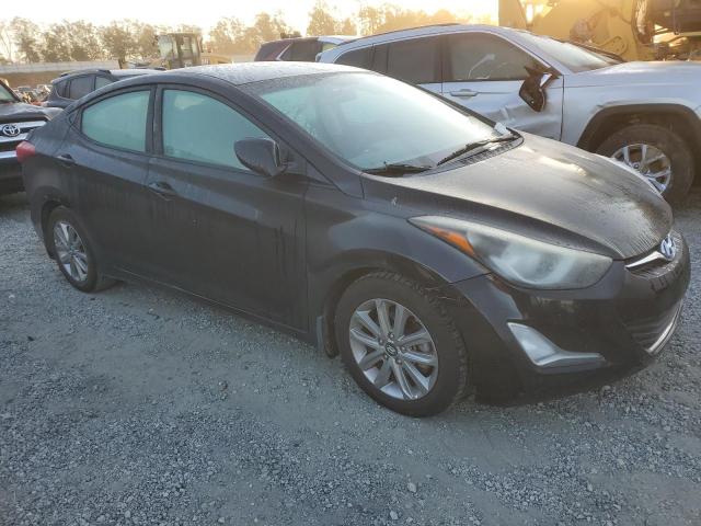 5NPDH4AE4EH532390 - 2014 HYUNDAI ELANTRA SE BLACK photo 4