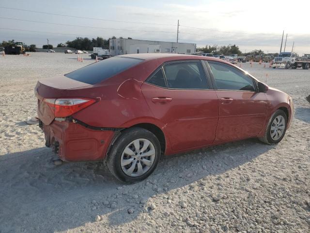 5YFBURHE7GP521816 - 2016 TOYOTA COROLLA L MAROON photo 3