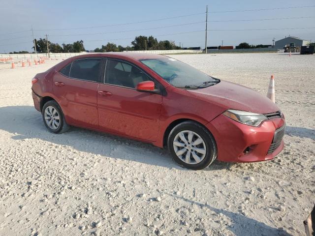 5YFBURHE7GP521816 - 2016 TOYOTA COROLLA L MAROON photo 4