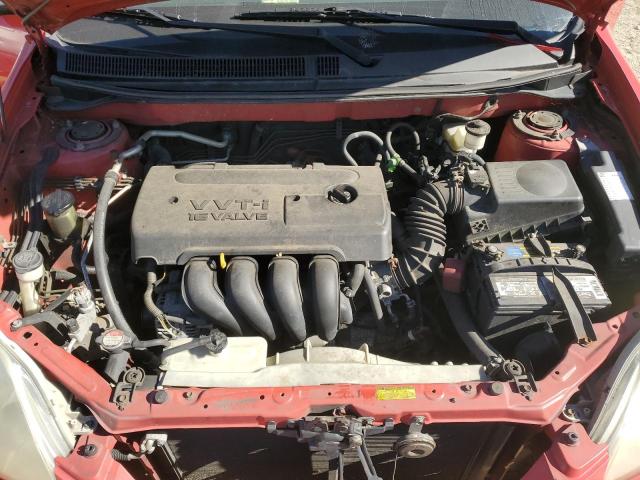 2T1KR32E95C336610 - 2005 TOYOTA COROLLA MA XR RED photo 11