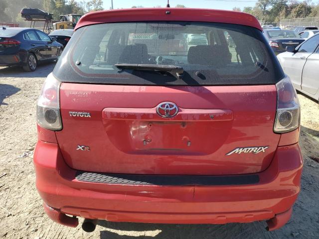 2T1KR32E95C336610 - 2005 TOYOTA COROLLA MA XR RED photo 6