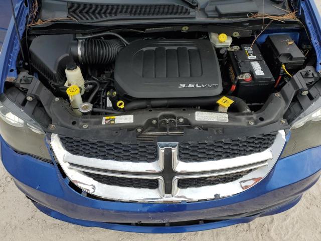 2C4RDGBG3DR648331 - 2013 DODGE GRAND CARA SE BLUE photo 12