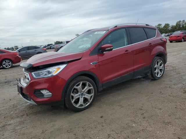 1FMCU0J93KUC29374 - 2019 FORD ESCAPE TITANIUM RED photo 1