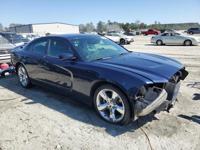 2C3CDXCT3EH334207 - 2014 DODGE CHARGER R/T BLUE photo 4