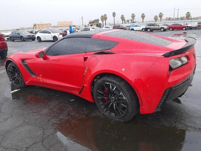 1G1YU2D62F5604672 - 2015 CHEVROLET CORVETTE Z06 3LZ MAROON photo 2