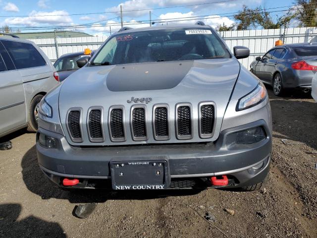 1C4PJMBS5HW633328 - 2017 JEEP CHEROKEE TRAILHAWK ვერცხლისფერი ფოტო 5