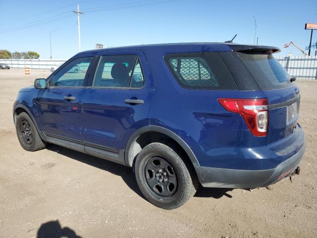 1FM5K8AR4EGA38532 - 2014 FORD EXPLORER POLICE INTERCEPTOR BLUE photo 2