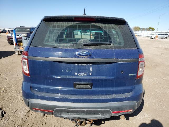 1FM5K8AR4EGA38532 - 2014 FORD EXPLORER POLICE INTERCEPTOR BLUE photo 6