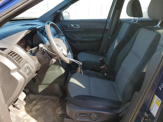 1FM5K8AR4EGA38532 - 2014 FORD EXPLORER POLICE INTERCEPTOR 蓝色 照片 7