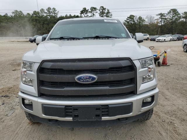 1FTEW1EF1HKD51555 - 2017 FORD F150 SUPERCREW SILVER photo 5