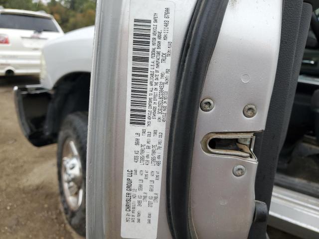 3C6UD5DL8CG304532 - 2012 DODGE RAM 2500 SLT SILVER photo 12