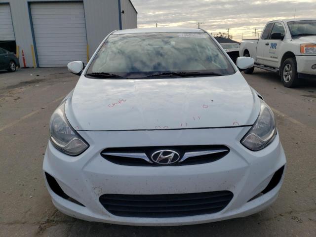 KMHCU5AE7DU075023 - 2013 HYUNDAI ACCENT GLS WHITE photo 5