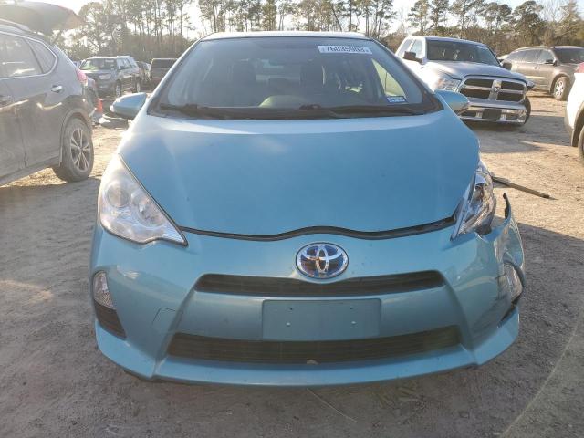 JTDKDTB39D1047274 - 2013 TOYOTA PRIUS C SILVER photo 5