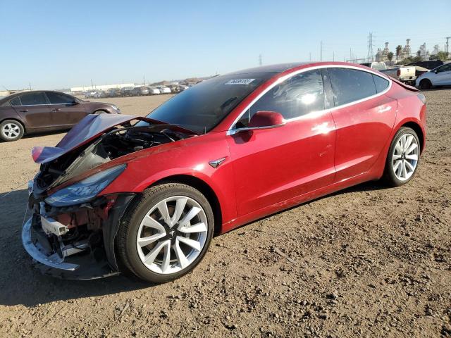 5YJ3E1EA2KF301069 - 2019 TESLA MODEL 3 RED photo 1