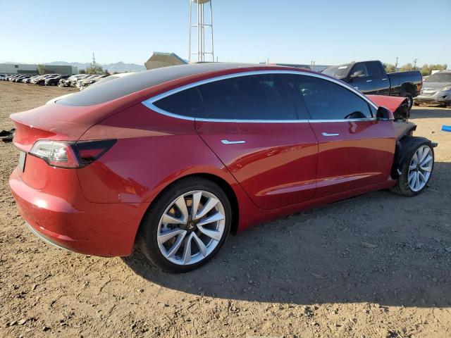 5YJ3E1EA2KF301069 - 2019 TESLA MODEL 3 RED photo 3